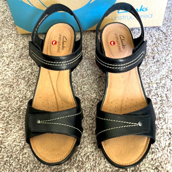 Clarks Heeled Sandal🔸NEW - Picture 5 of 8